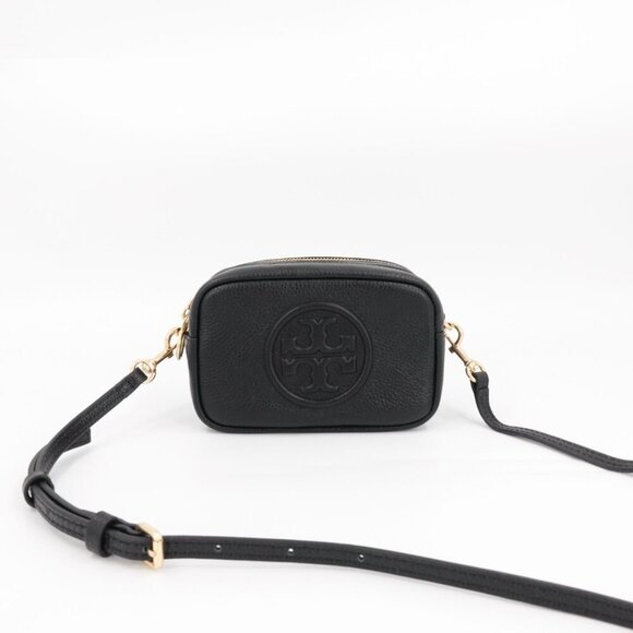Tory Burch Perry Bombé Mini Bag Black OS - Picture 10 of 16
